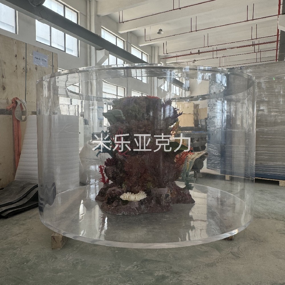 圆柱珊瑚缸