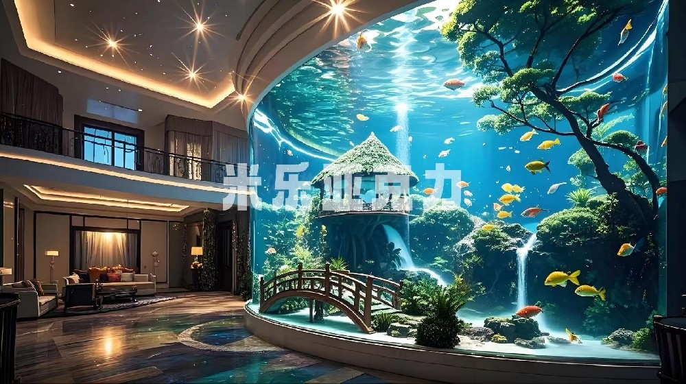 大型水族工程，为什么优先选择亚克力而非玻璃？